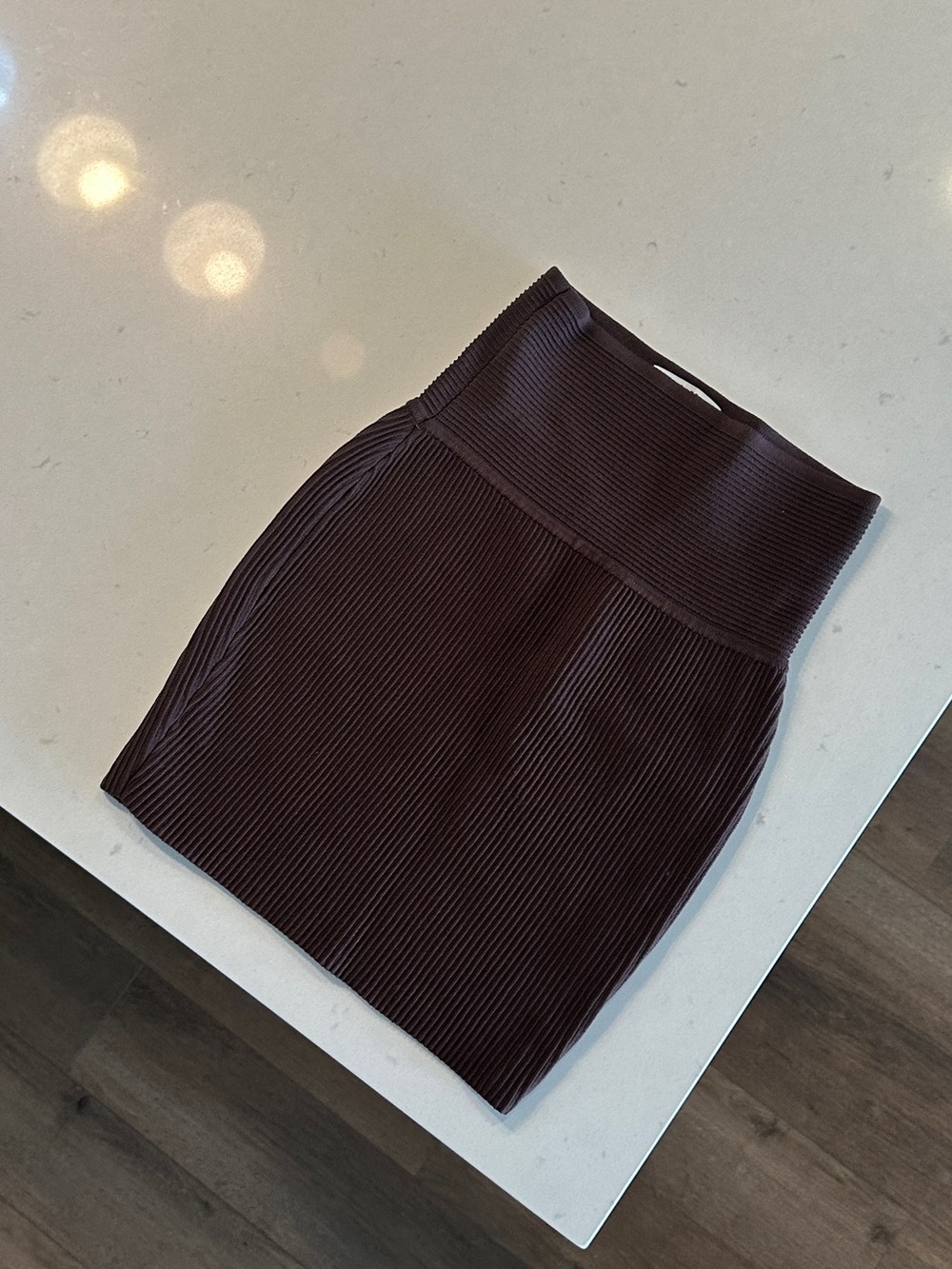 ARITZIA BABATON SCULPT KNIT MINI SKIRT